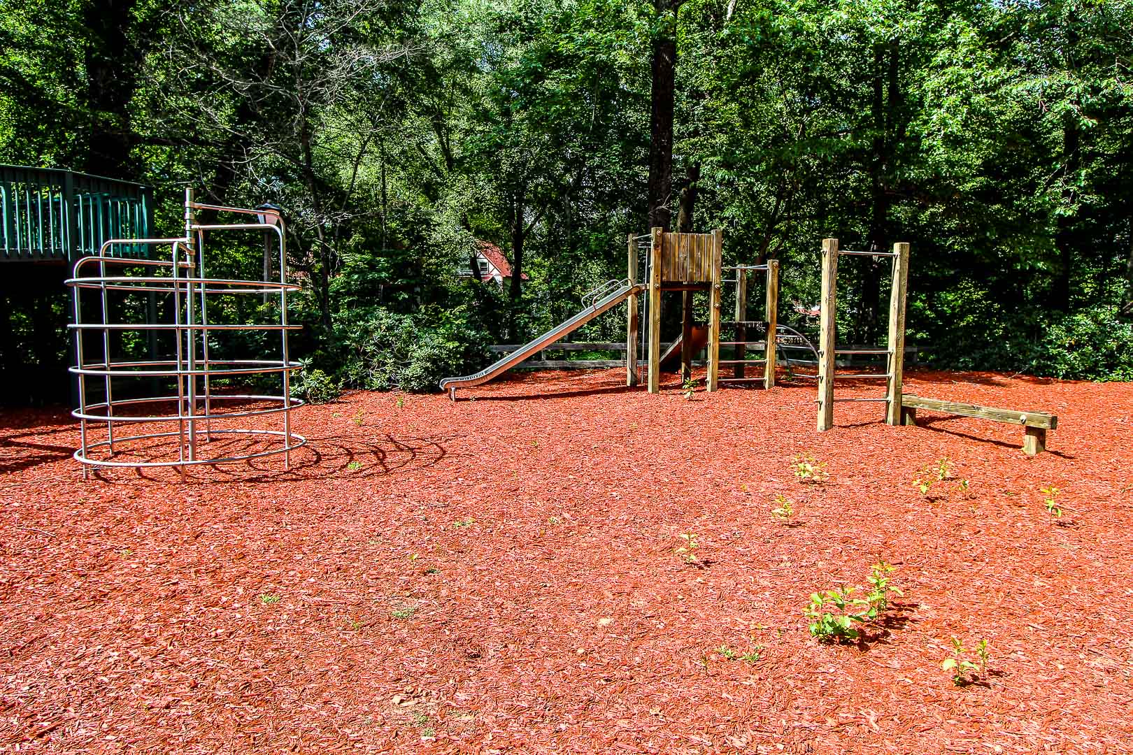 An expansive children's playground at VRI's Alpine Crest Resort in Georgia.